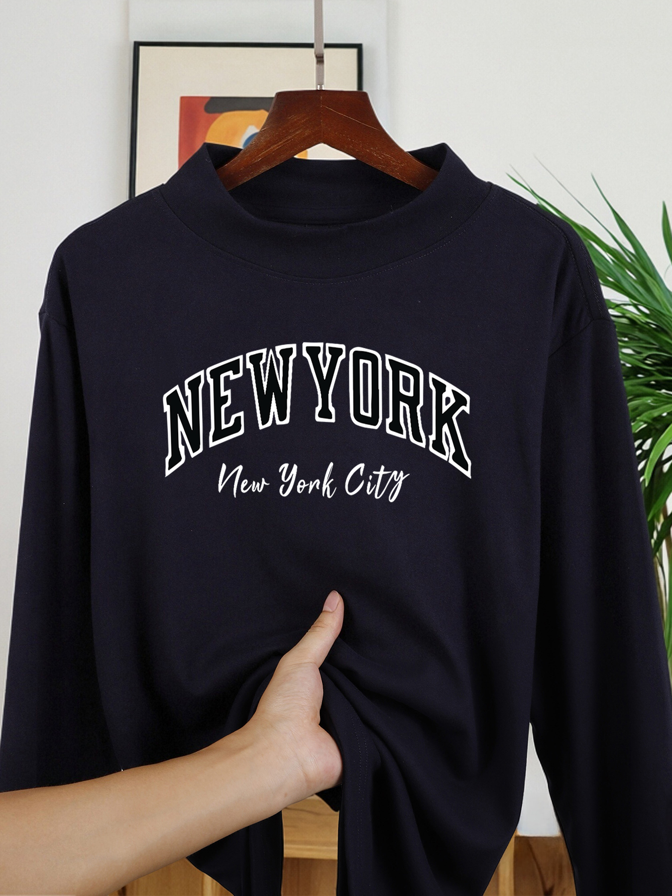 Winter Clothing In New York City - New York City Letter Creativity Print