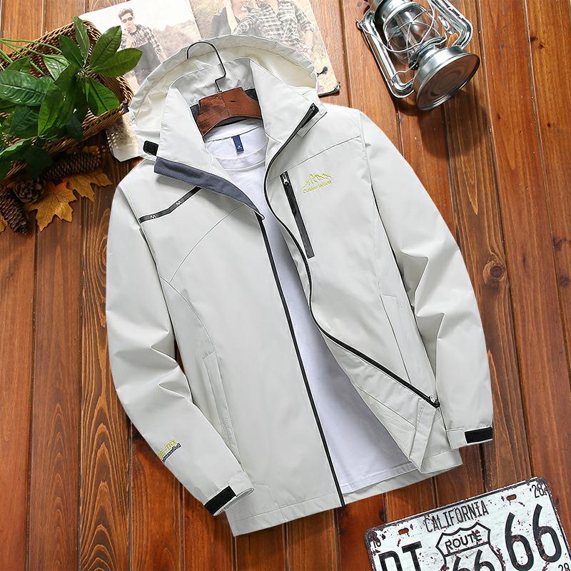Quality Winter Clothing Bomber Jacket - Outdoor Solid Color Hooded Windproof Outerwear
