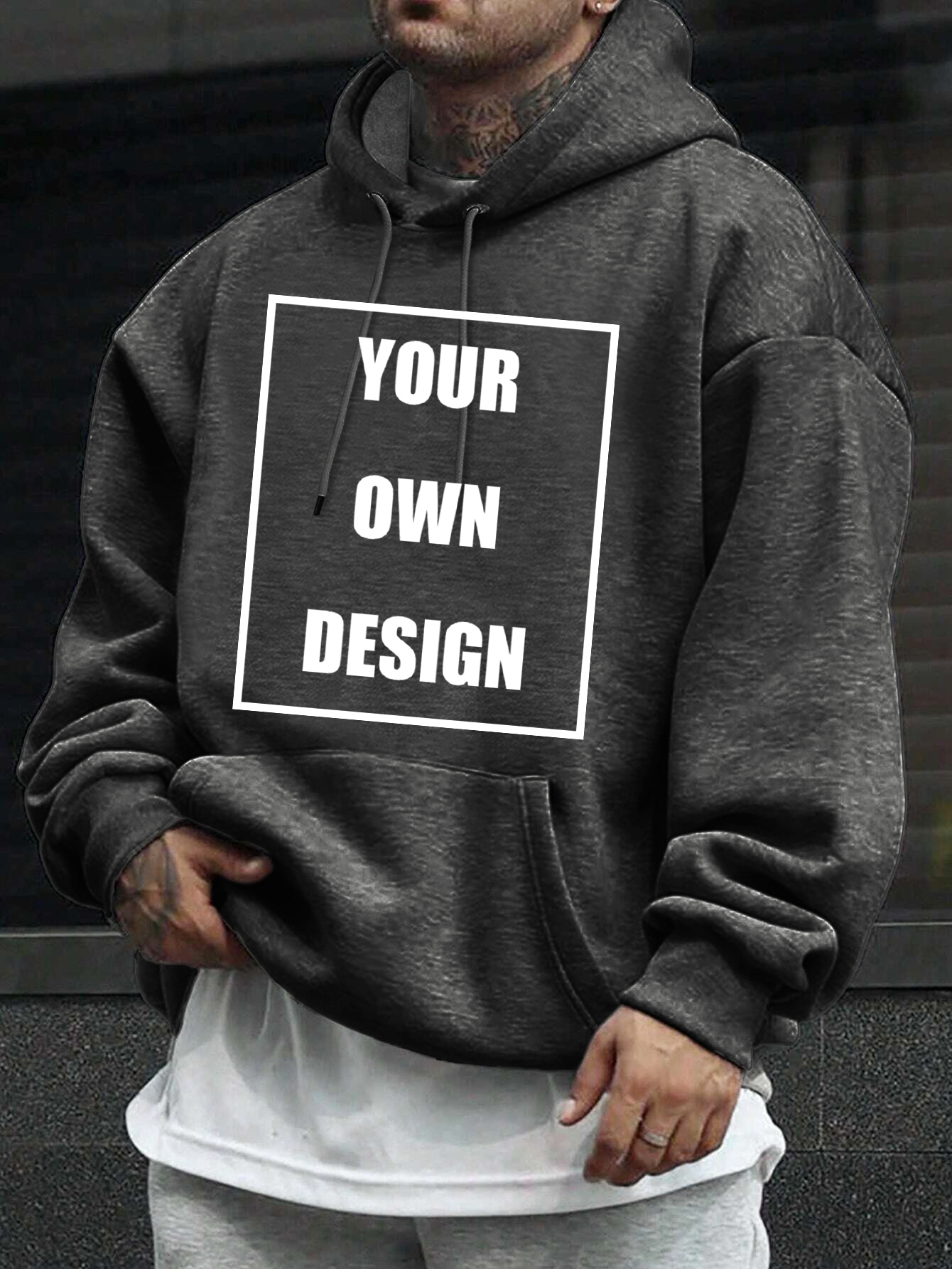 Winter Clothing On Sale - Sweatshirt Custom Graphic Logo Colour Retro