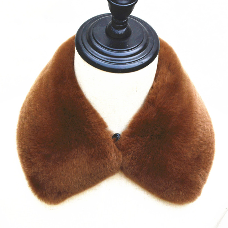 Winter Clothing Essentials - Real Rex Rabbit Fur Collar Women