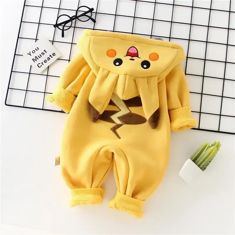 Winter Clothing Japan - New Cute Cartoon Pokemon Pikachu Baby