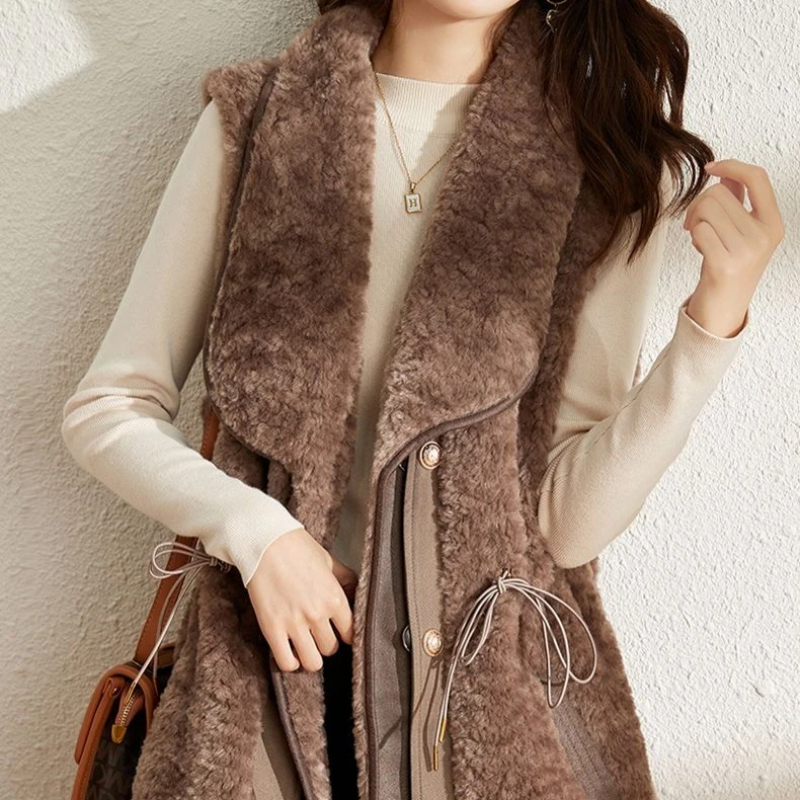 Winter Clothing On Sale - Lightweight Padded Women's Lamb Plush Vests