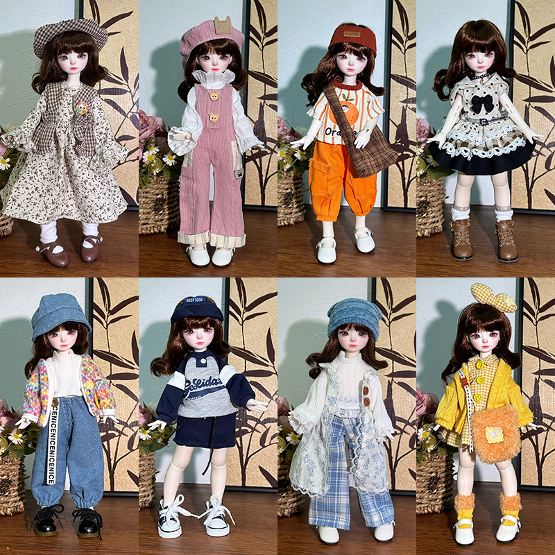 Winter Clothing Essentials - 30cm BJD Doll Clothes for Girls