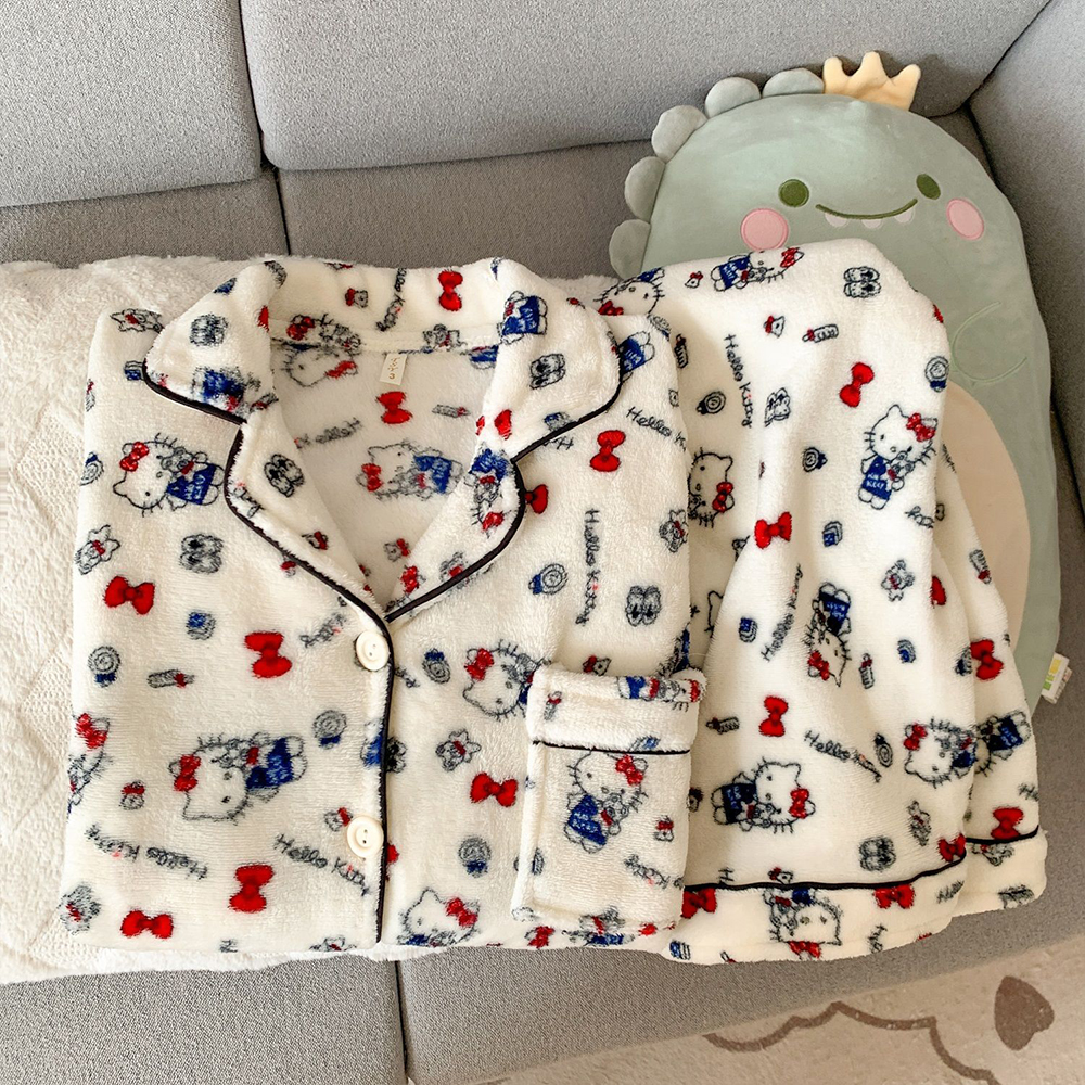 Winter Clothing Essentials - Sanrio Hello Kitty Flannel Women's Pajamas