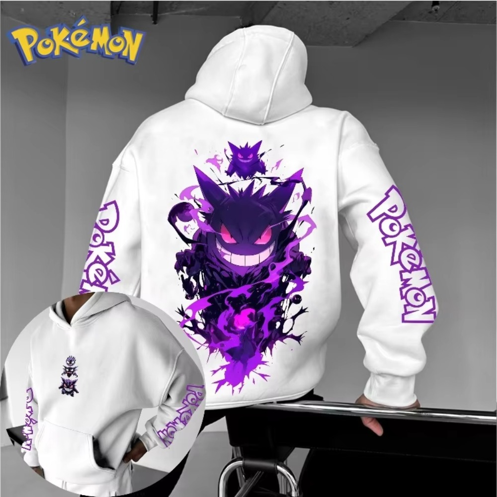 Men's New Pokémon Anime Gengar – обзор и цена Winter Clothing Japan
