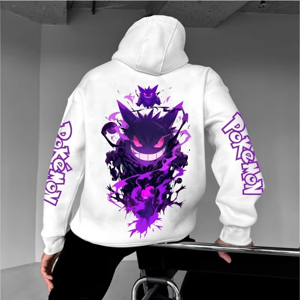 Men's New Pokémon Anime Gengar – обзор и цена Winter Clothing Japan