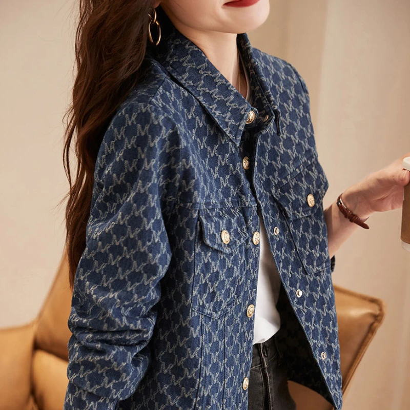 Blue Women's Denim Jackets wit – обзор и цена Winter Clothing On Sale