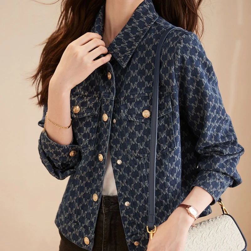 Blue Women's Denim Jackets wit – обзор и цена Winter Clothing On Sale