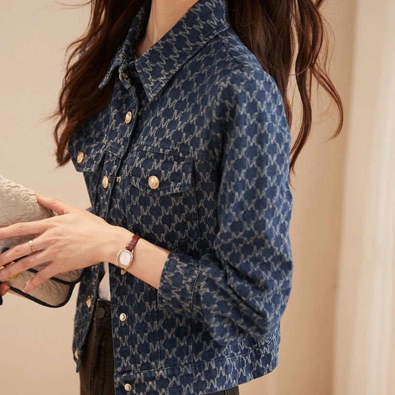 Blue Women's Denim Jackets wit – обзор и цена Winter Clothing On Sale