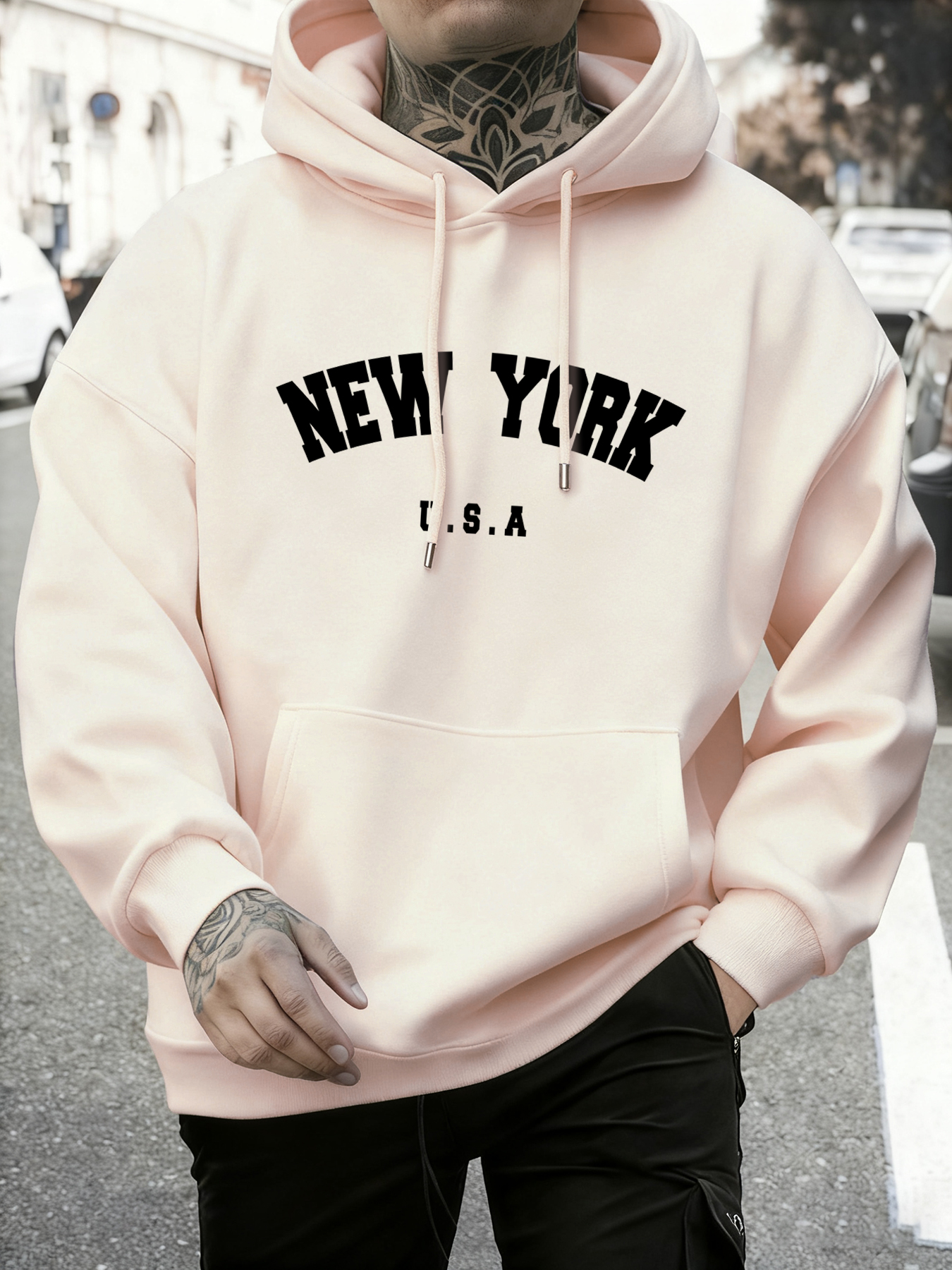 Usa New York City Print Man Pu – обзор и цена Winter Clothing In New York City