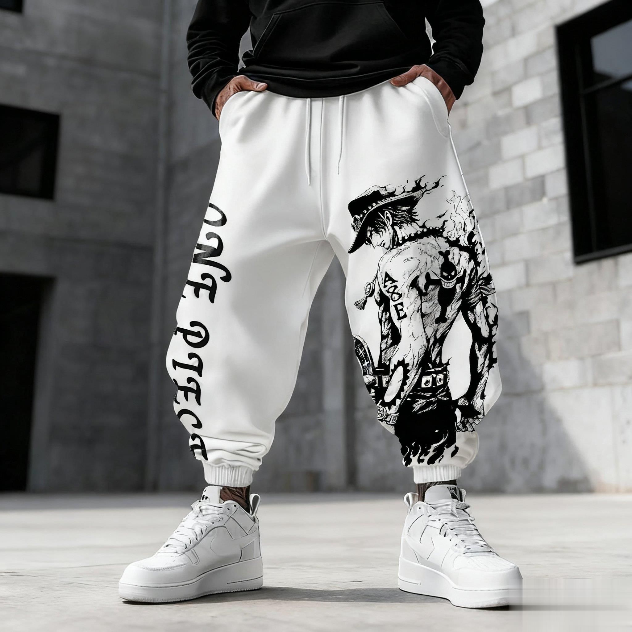One Piece Luffy Mens Sweatpant – обзор и цена Winter Clothing Japan