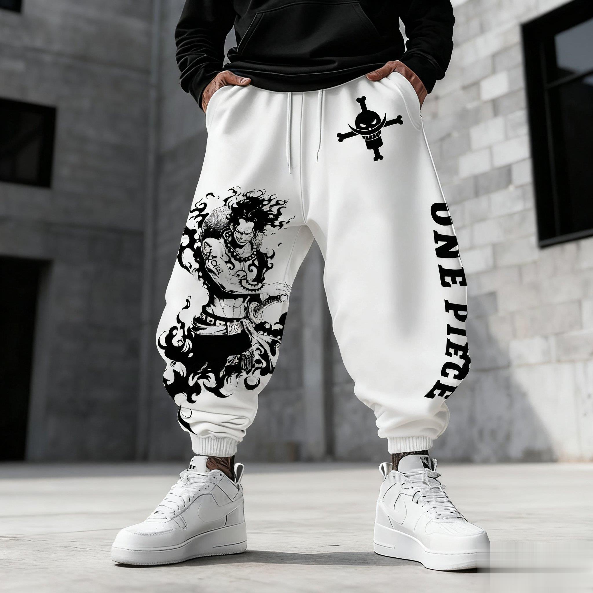 One Piece Luffy Mens Sweatpant – обзор и цена Winter Clothing Japan