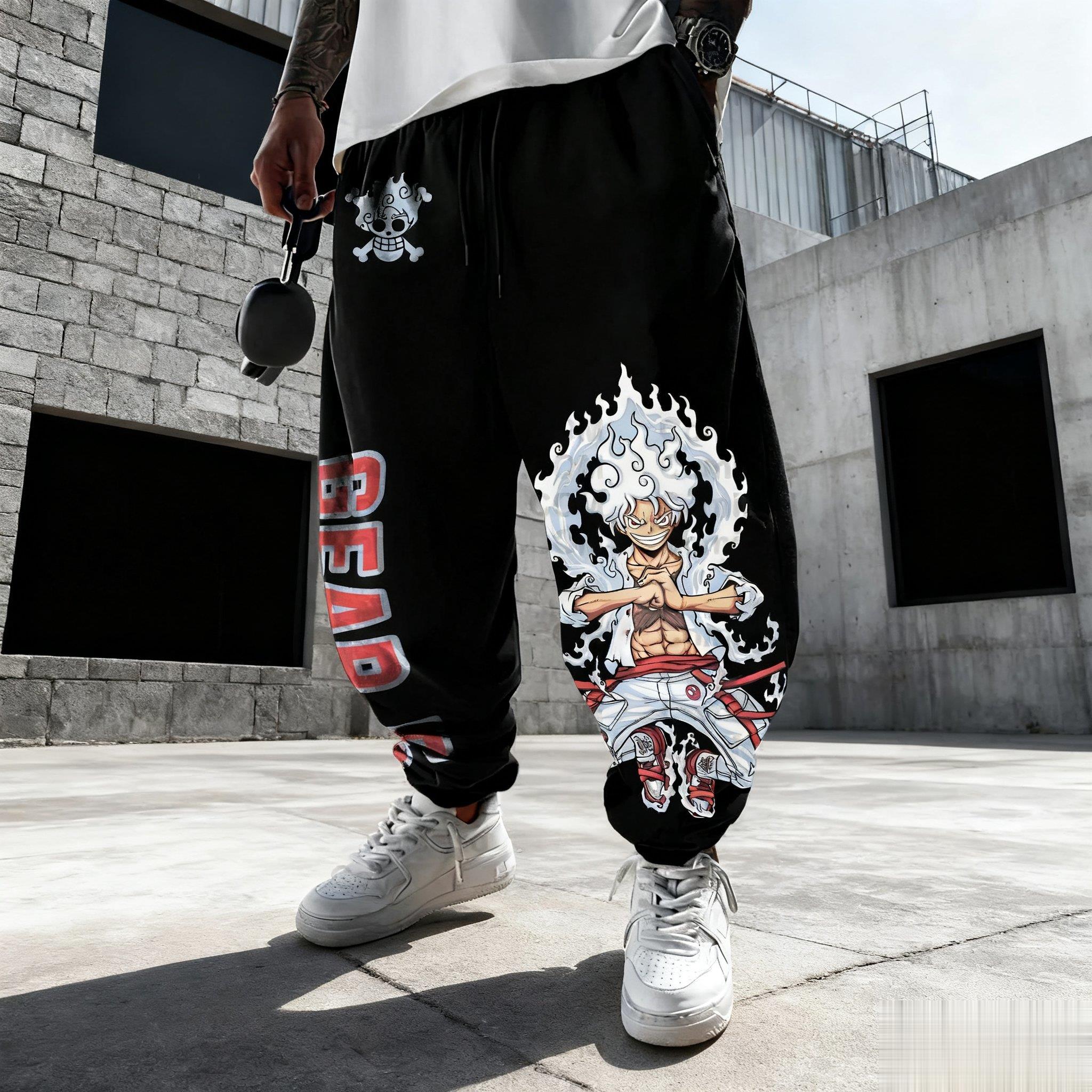 One Piece Luffy Mens Sweatpant – обзор и цена Winter Clothing Japan
