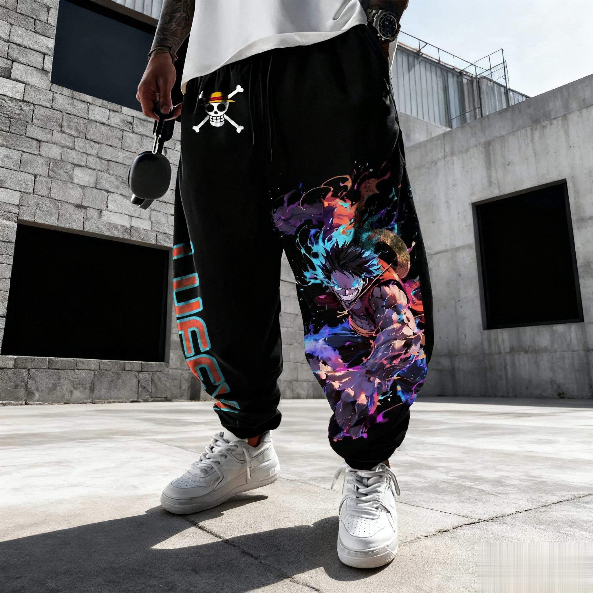 One Piece Luffy Mens Sweatpant – обзор и цена Winter Clothing Japan