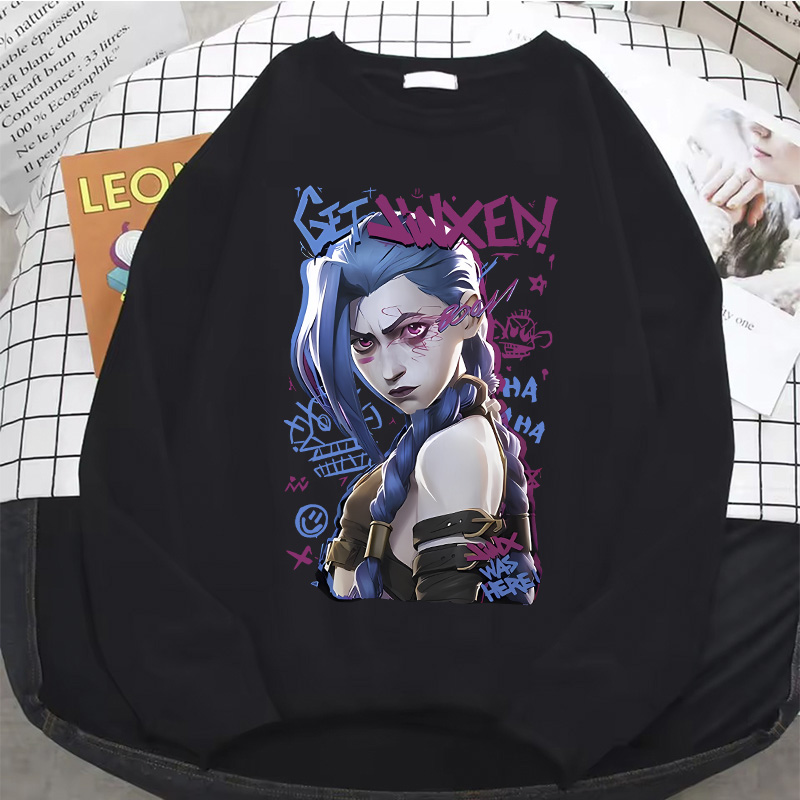 Jinx Arcane Hoodie Hot Anime W – обзор и цена Winter Under Clothing