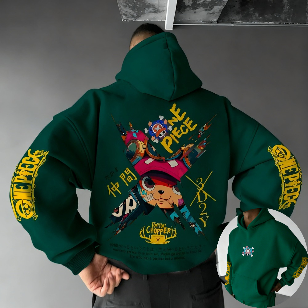 One Piece Men's Hoodie Sweatsh – обзор и цена Winter Clothing Japan