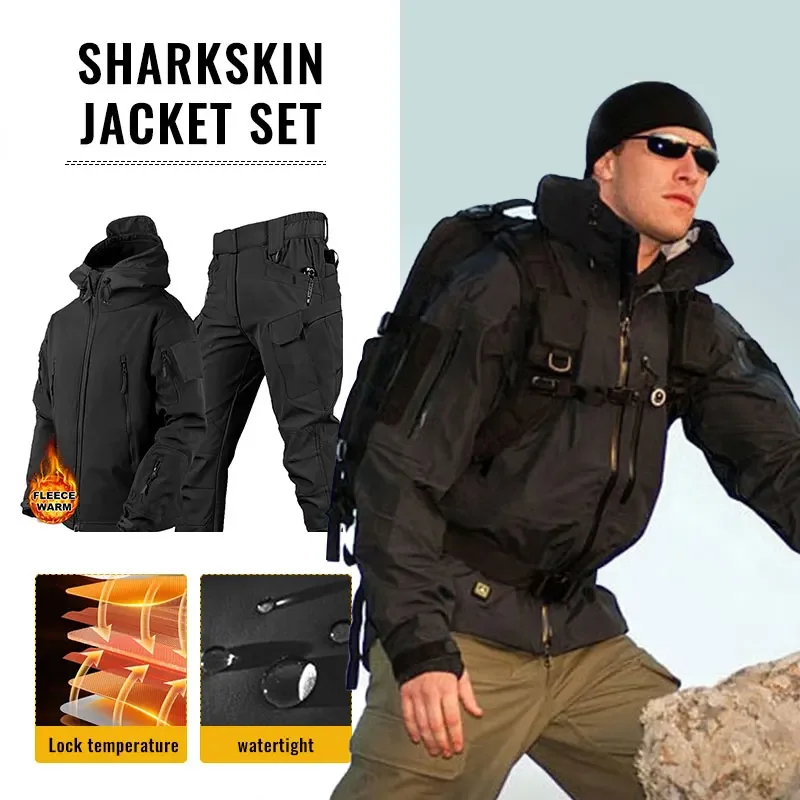 Men Thicken Soft Shell Winter  – обзор и цена Winter Clothing Work