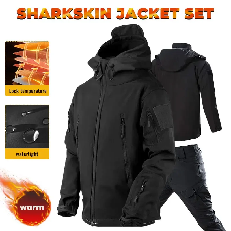 Men Thicken Soft Shell Winter  – обзор и цена Winter Clothing Work