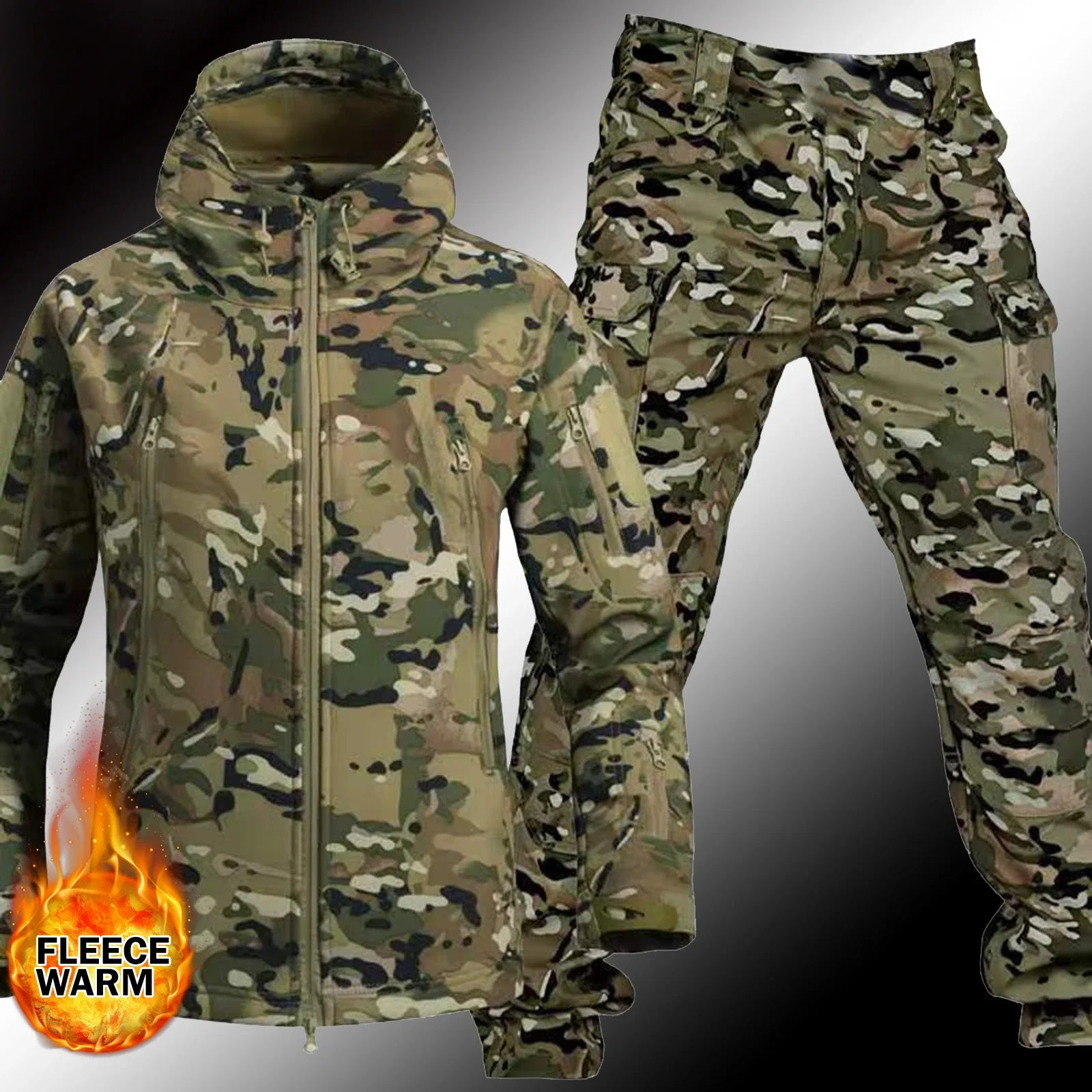 Men Thicken Soft Shell Winter  – обзор и цена Winter Clothing Work