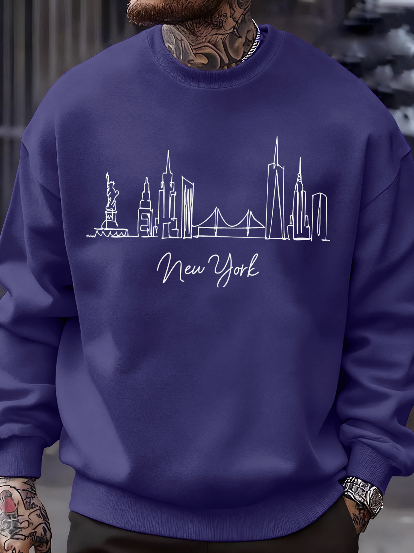 New York City Line Prints Men' – обзор и цена Winter Clothing In New York City