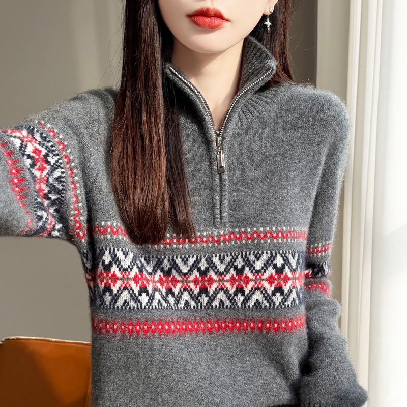 High Quality Women's Jacquard  – обзор и цена Quality Winter Clothing
