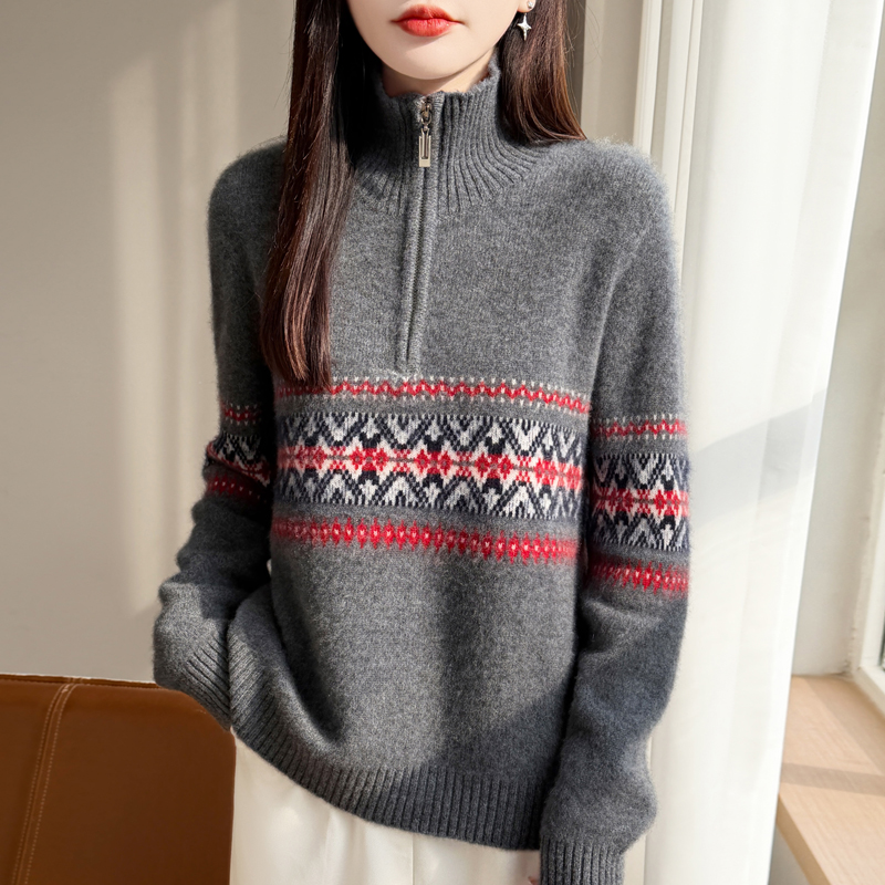 High Quality Women's Jacquard  – обзор и цена Quality Winter Clothing