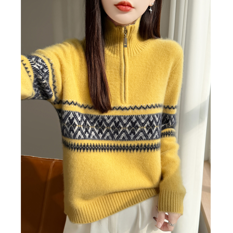 High Quality Women's Jacquard  – обзор и цена Quality Winter Clothing