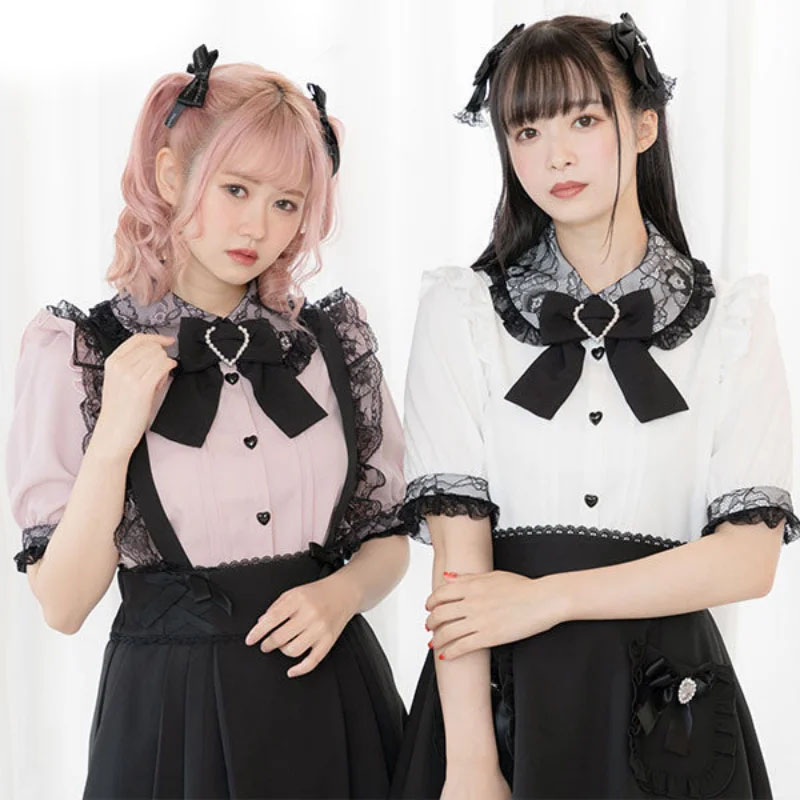 Kawaii Women Shirts Lolita Y2K – обзор и цена Y2K Winter Clothing
