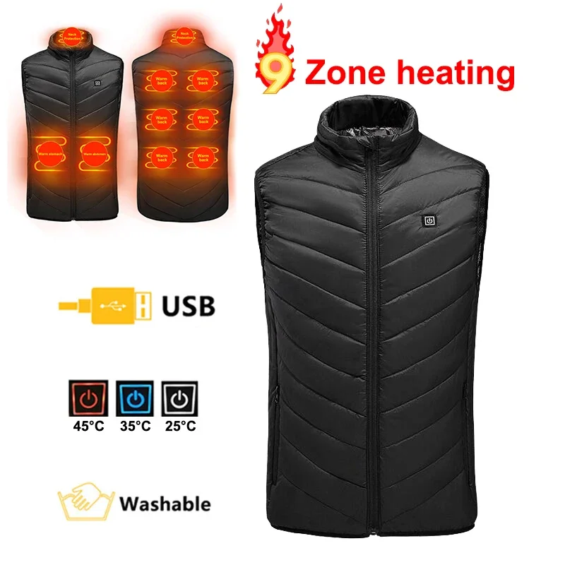 PHMAX Heated Vest Winter Warm  – обзор и цена Winter Under Clothing