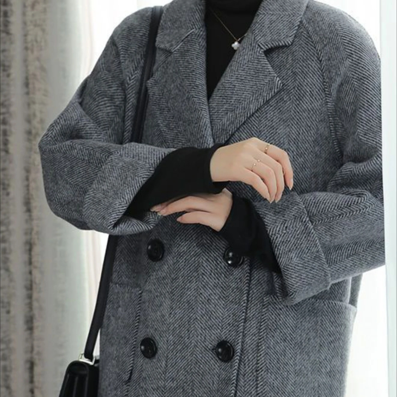 Plain Double Breasted Women's  – обзор и цена Winter Clothing On Sale