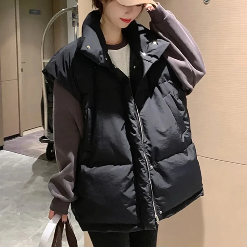 Solid Color Zipper Women's Ves – обзор и цена Winter Clothing Work