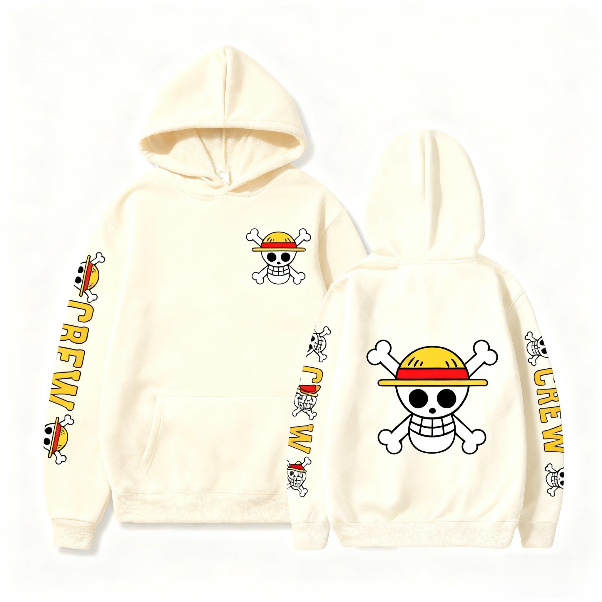 One Piece Skull Print Hoodie M – обзор и цена Winter Clothing Japan