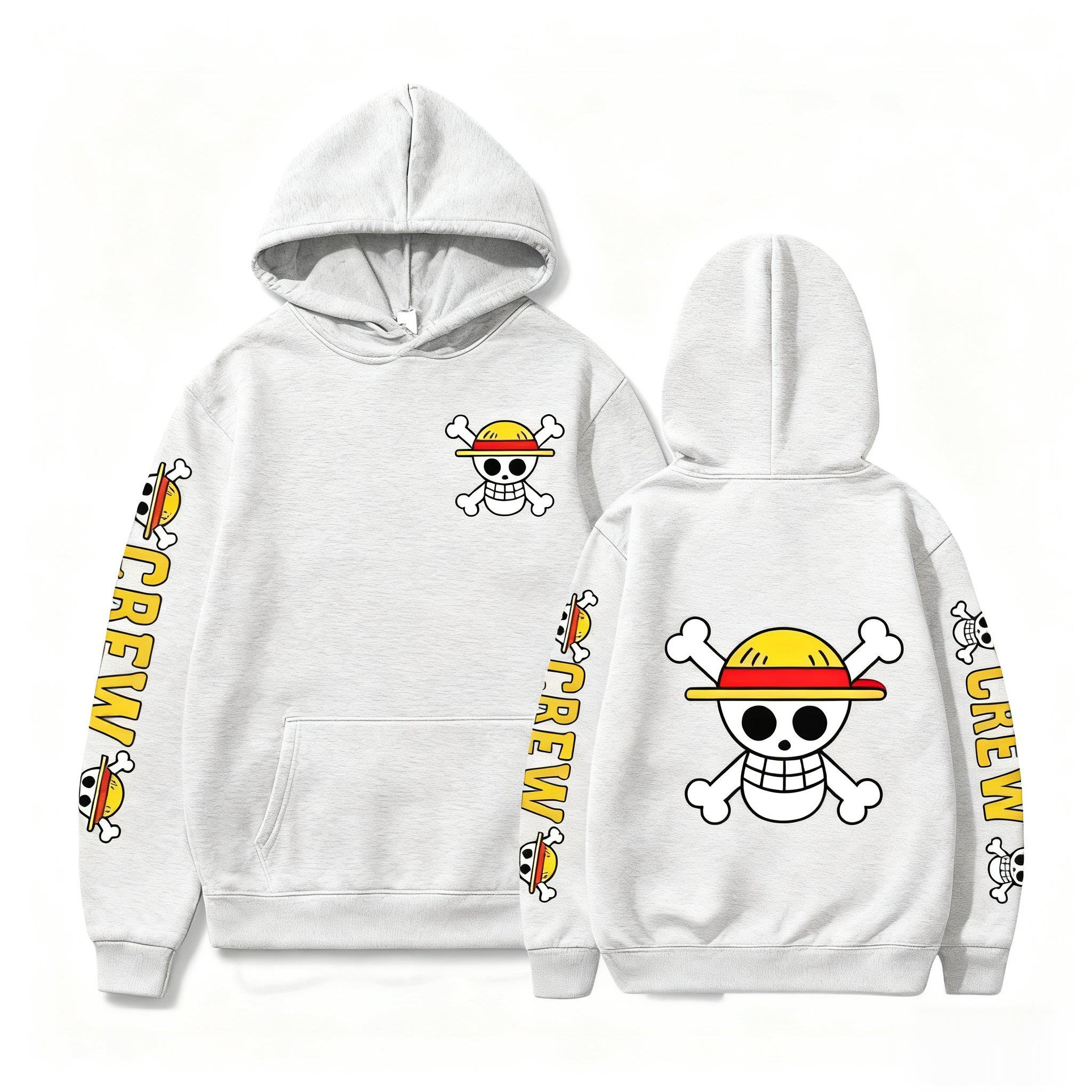 One Piece Skull Print Hoodie M – обзор и цена Winter Clothing Japan