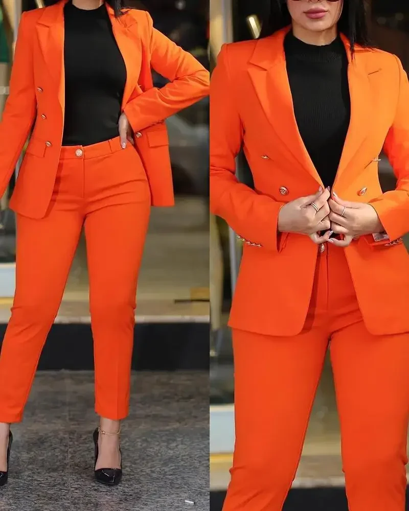Women Two Piece Sets Pant Suit – обзор и цена Winter Clothing Work