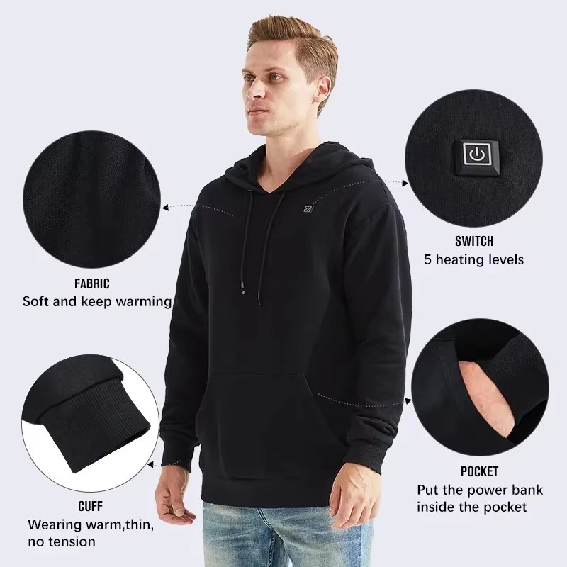 Women USB Heating Hoodies men  – обзор и цена Winter Clothing Essentials
