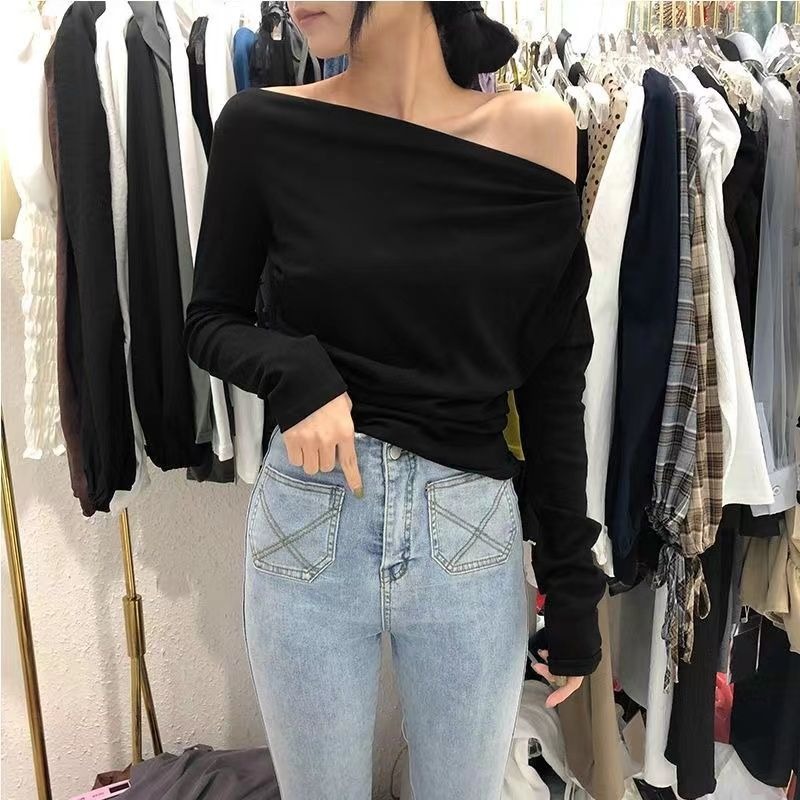 Slim Plain 2025 Off Shoulder C – обзор и цена Winter Clothing On Sale