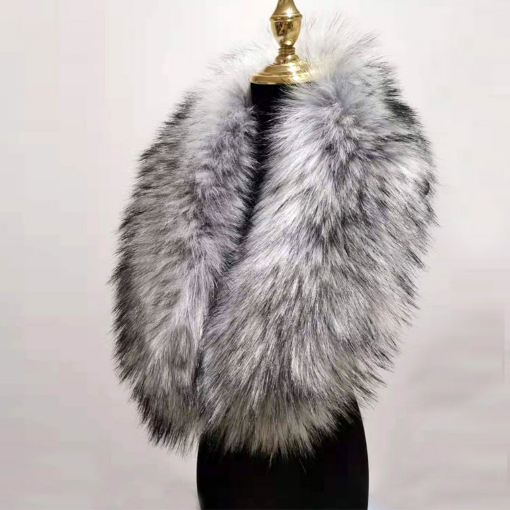 New 80cm Large Faux Fur Collar – обзор и цена Winter Clothing Essentials