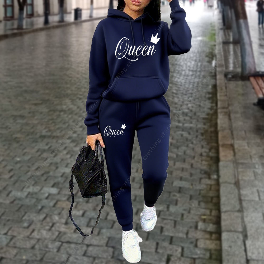Queen Letter Graphic Print Wom – обзор и цена Quality Winter Clothing