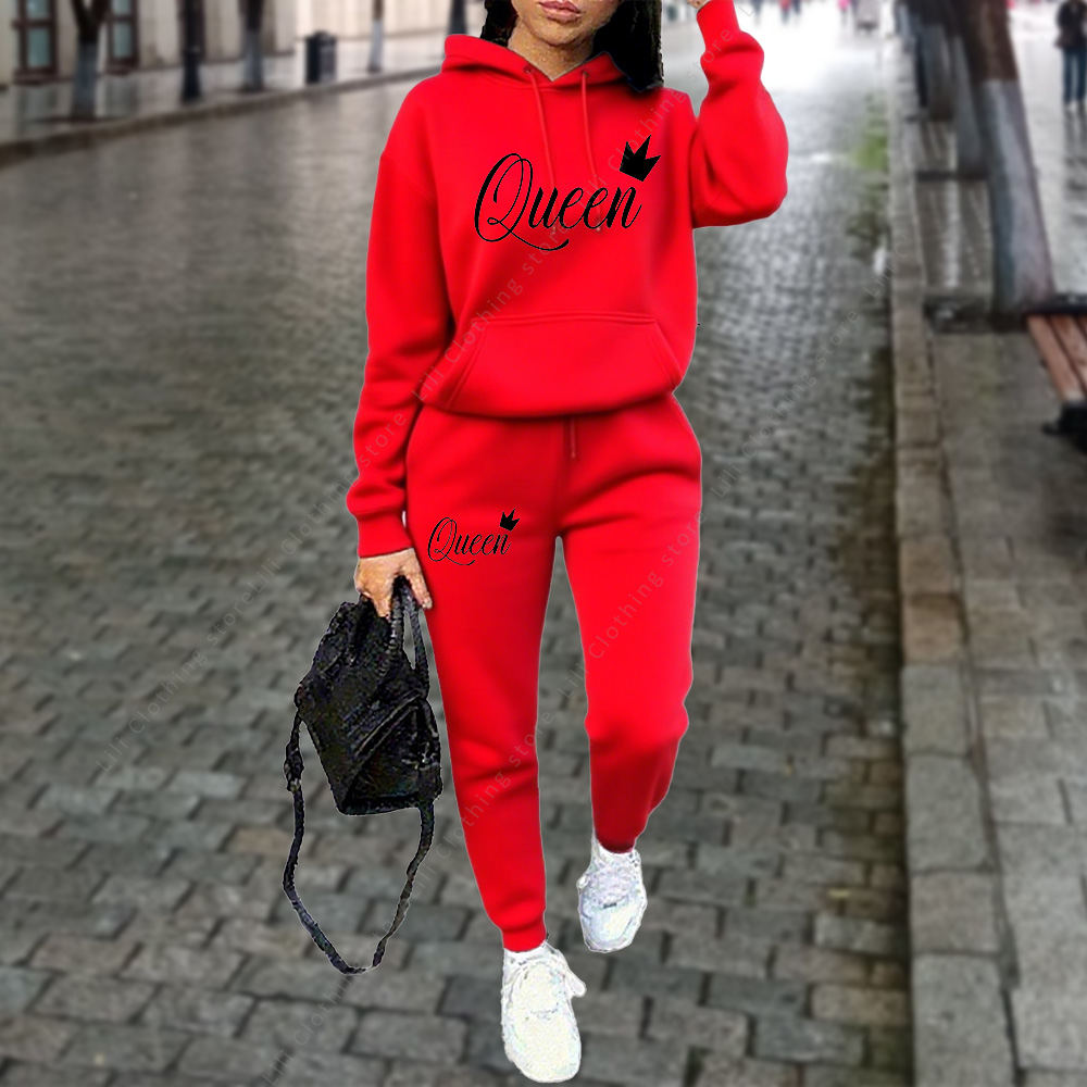 Queen Letter Graphic Print Wom – обзор и цена Quality Winter Clothing