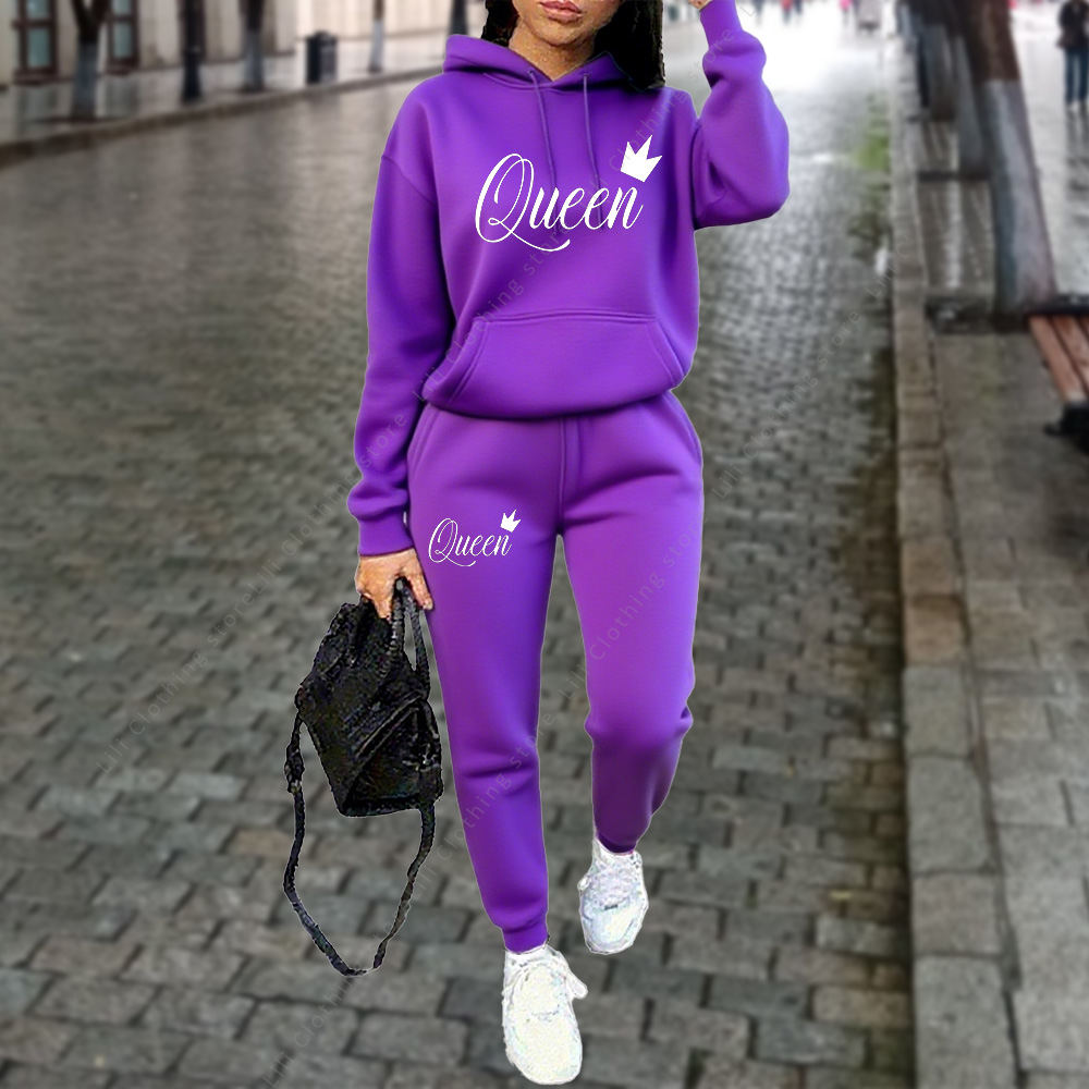 Queen Letter Graphic Print Wom – обзор и цена Quality Winter Clothing