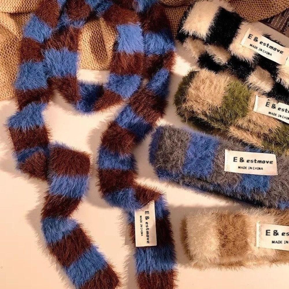 Knitted Y2K Girl Stripe Scarf  – обзор и цена Y2K Winter Clothing
