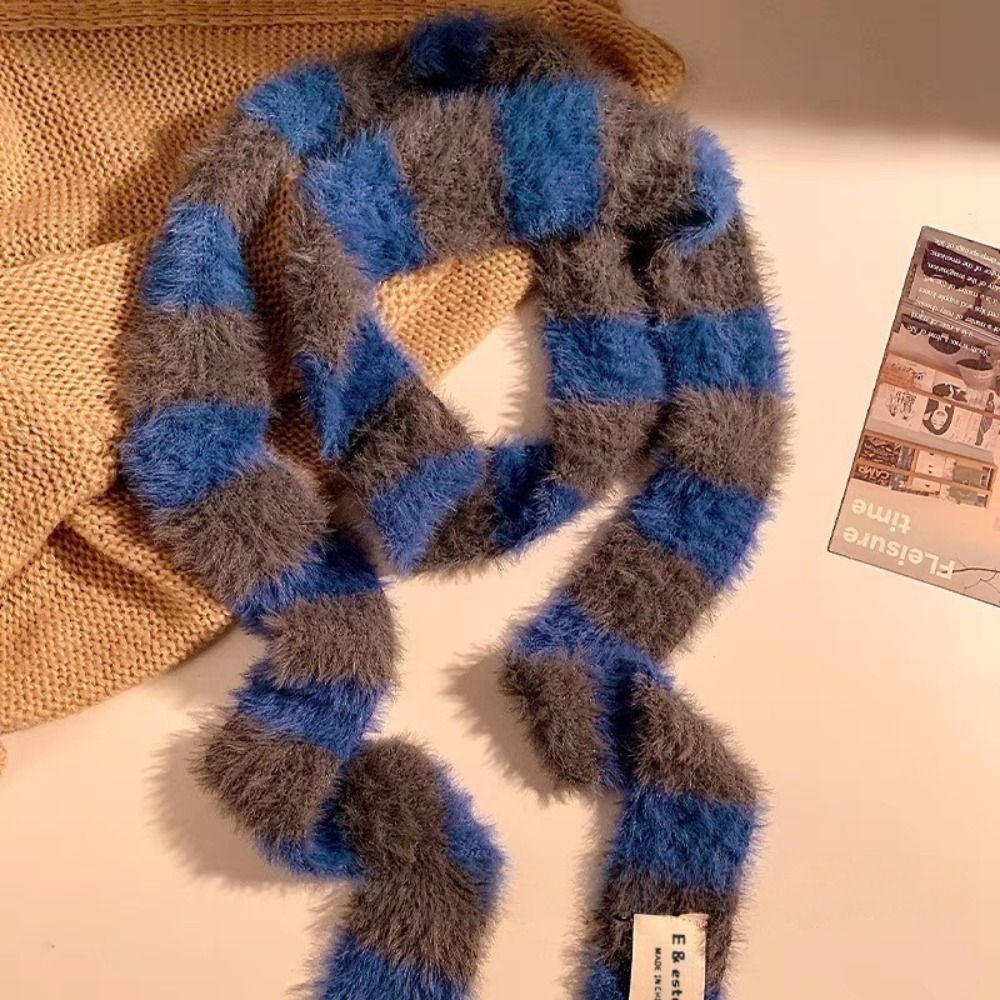 Knitted Y2K Girl Stripe Scarf  – обзор и цена Y2K Winter Clothing