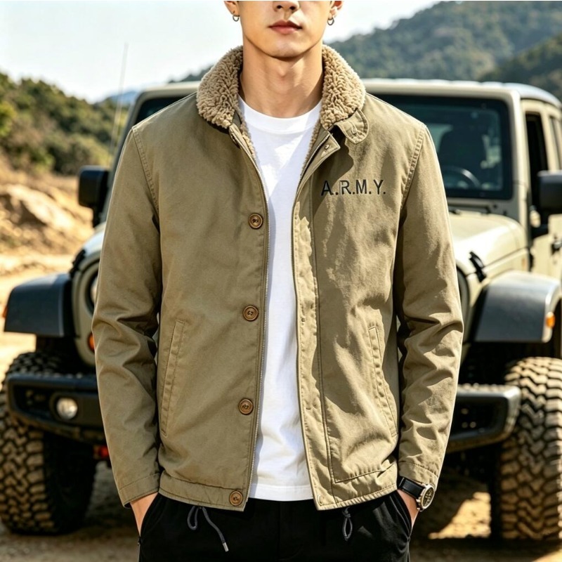 Men's Fleece Warm Winter Milit – обзор и цена Quality Winter Clothing Bomber Jacket
