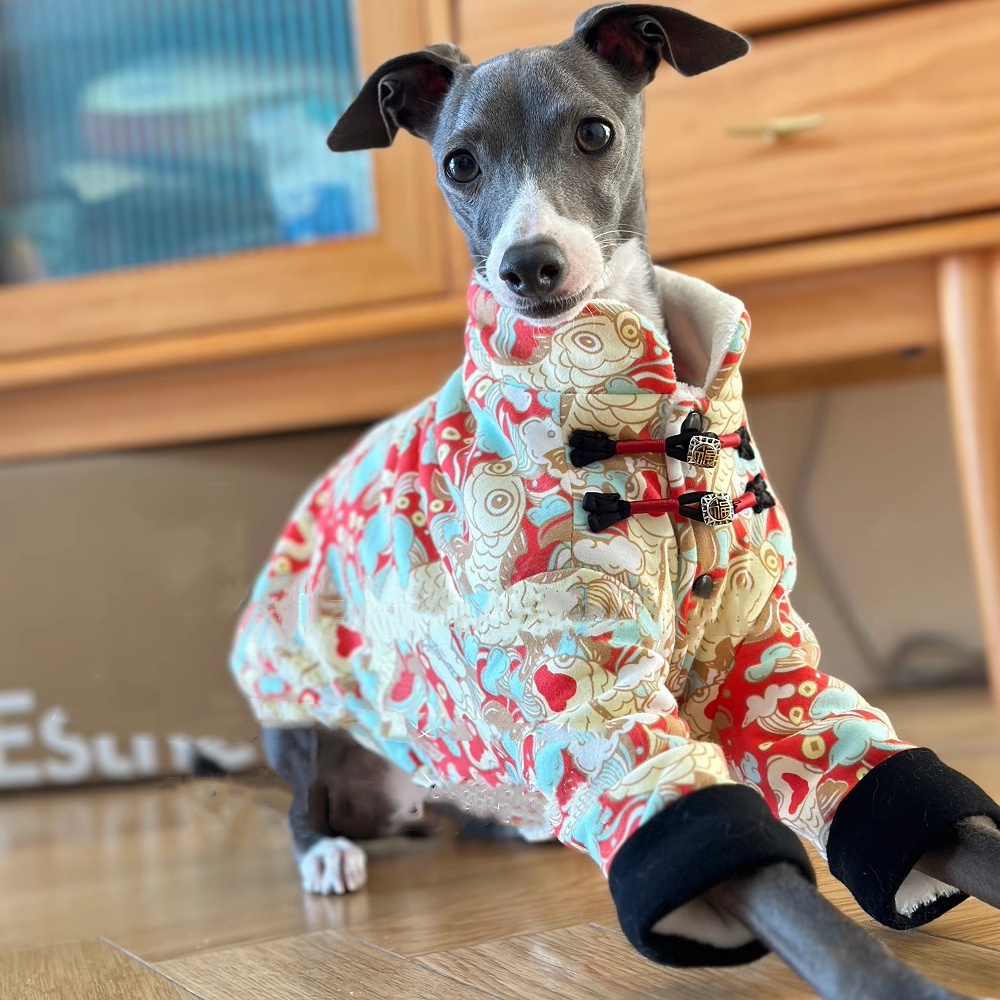 Chinese Knot Buckle Fleece Jac – обзор и цена Winter Clothing For Dogs