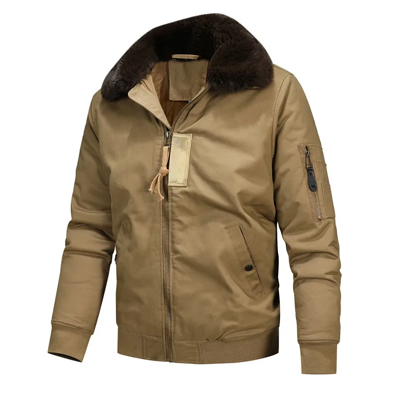 New Winter Men Bomber Jackets  – обзор и цена Quality Winter Clothing Bomber Jacket