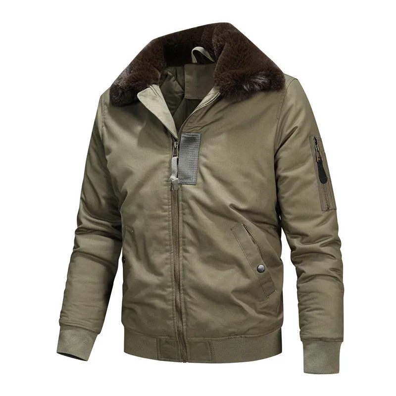 New Winter Men Bomber Jackets  – обзор и цена Quality Winter Clothing Bomber Jacket