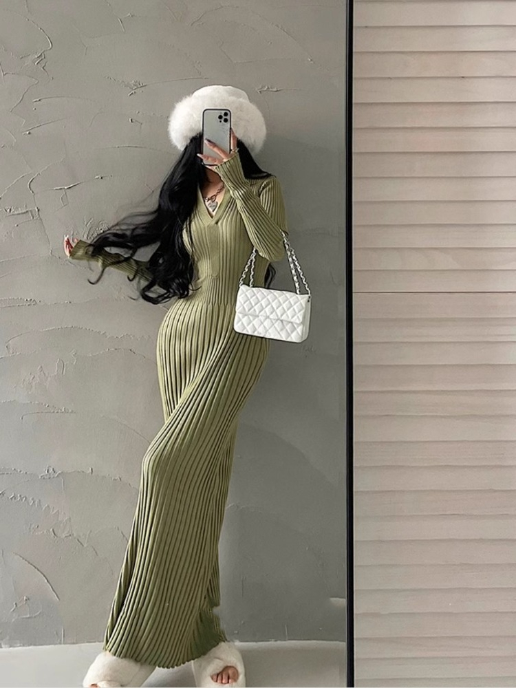 Sexy Daring Female Knit Dress  – обзор и цена Winter Clothing On Sale